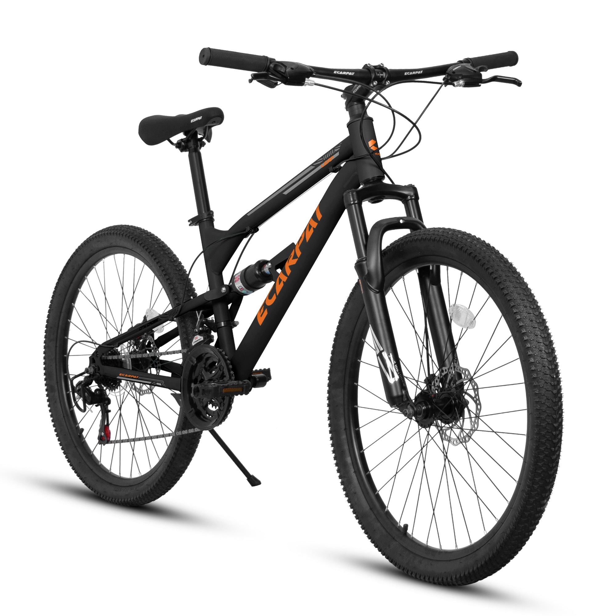 26 Inch Mountain Bike for Adult with 21 Speed Steel Frame Dual Shock Disc Brakes