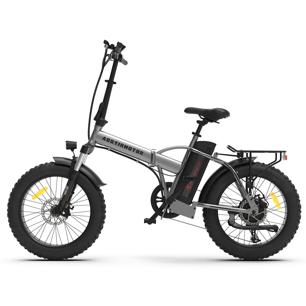 Foldable 750W Electric Bike  48V 12.5AH Extended Range Dual Disc Brakes 20 inch Tire